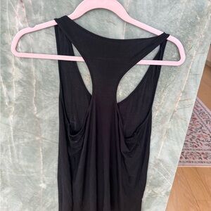 Bear Dance Black Graphic Tank Top L